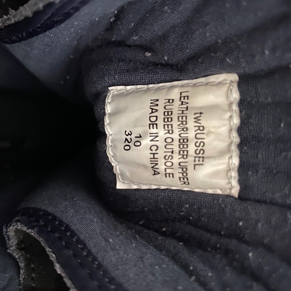 Vintage Hilfiger twRussel Women's Duck Rainboots, size 10, in Navy/Plaid - Picture 5 of 9